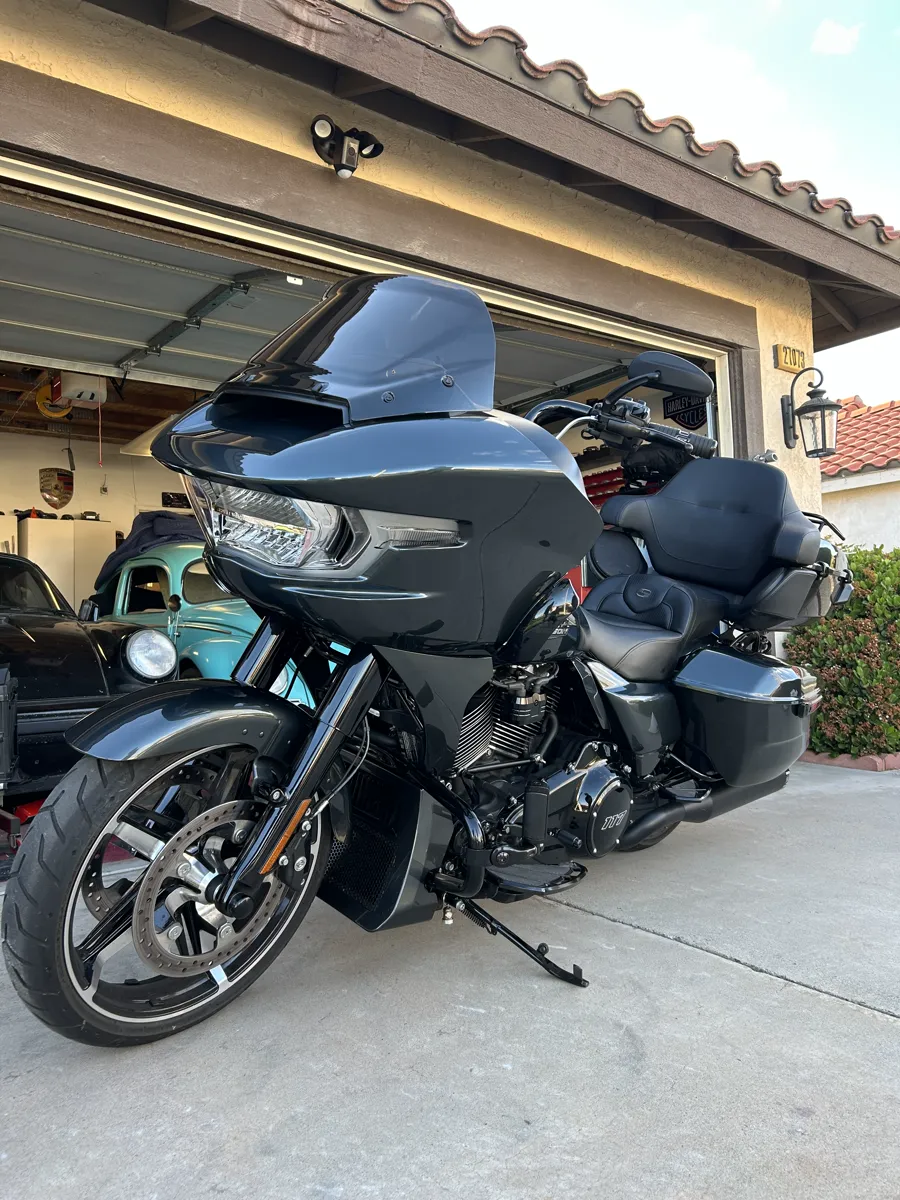 Harley bagger, ceramic coated