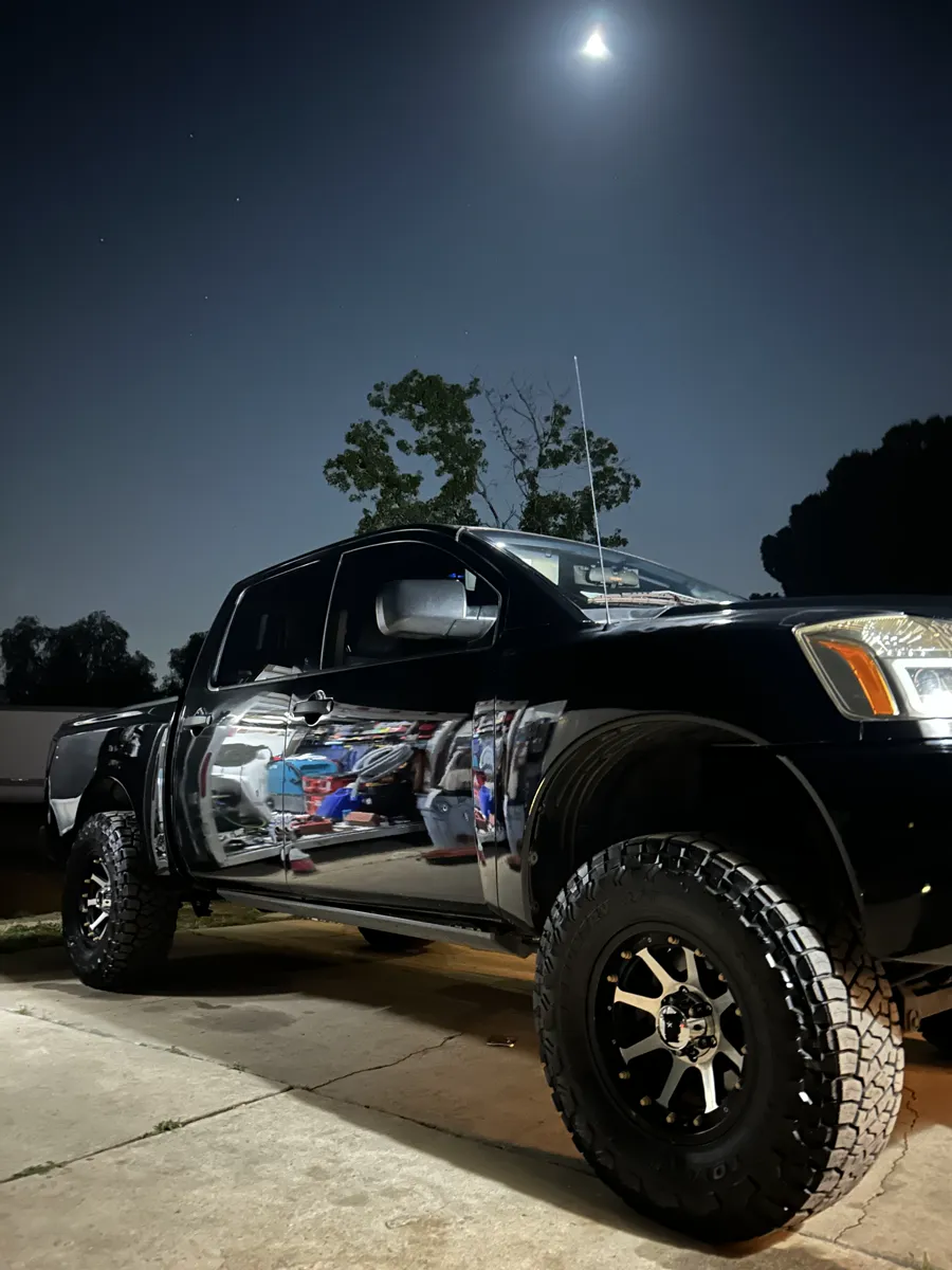 Nissan Titan, paint corrected and ceramic protected